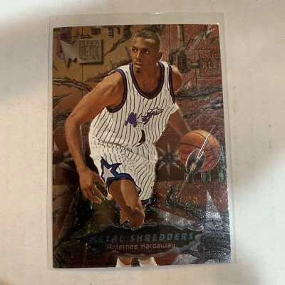 ANFERNEE HARDAWAY 1996-97 FLEER METAL METAL SHREDDERS #239 MAGIC HOFer - Image 1 of 2