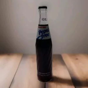 🆕 Vtg Pepsi Free Sugar Free Swirl Glass Bottle 16oz. Unopened ~ K1 - Picture 1 of 2