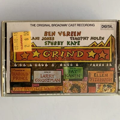 Grind Original Broadway Cast (Cassette) - Image 1 of 2