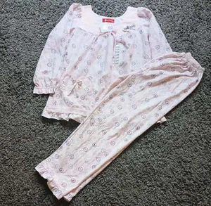 Joanna Girls Youth Medium PJ set Pink - Picture 1 of 6