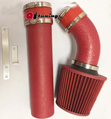 Kit y filtro de admisión de aire de 2 piezas con recubrimiento rojo para Honda Ridgeline 2006-2008 3,5 L V6 Foto 1 de 3