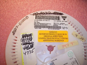 QTY (4770) 100 Ohm 1/10W 1% 0603 SMD CHIP RESISTORS CRCW0603-100RFKEA VISHAY - Picture 1 of 1