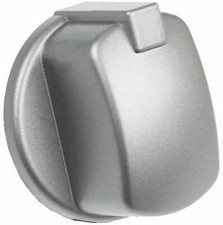 Silver Inox Control Knob Switch Gauge for Indesit Oven Cooker Hob