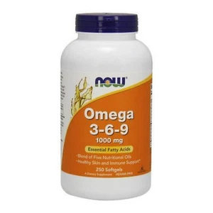 Omega 3-6-9 1000 mg 250 Softgels - NOW Foods (Omega 369) - Picture 1 of 2