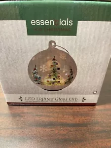 Essentials for Christmas led lighted orb christamas ornament Christmas Tree - Picture 1 of 2
