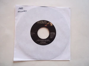 ALABAMA - Lady Down On Love / Lovin' Man - 45 RPM 7" Record 1983 RCA - Picture 1 of 6