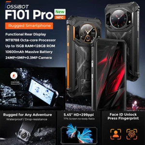 Telefono robusto Global FOSSiBOT F101 PRO 4G Android 13 cellulare esterno doppio display - Foto 1 di 15