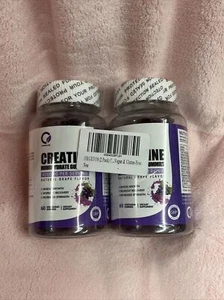 Orgeuos Creatine Monohydrate 120 Gummies Muscle Gaining Support 4000mg Exp 01/26 - Picture 1 of 2