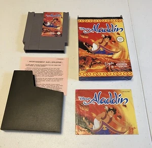 ALADDIN DISNEY NES PAL B COMPLETE GAME! - Picture 1 of 3