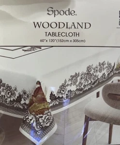 Spode Woodland Fasan Thanksgiving Tischdecke Neu mit Etikett 60" x 120" länglich & oval - Bild 1 von 6