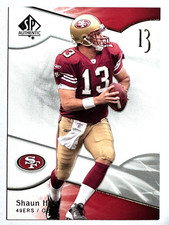 SHAUN HILL San Francisco 49ers, Lions 2009 Upper Deck SP Authentic Card #32