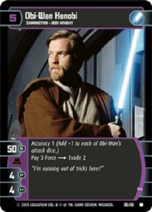 STAR WARS TCG WOTC REVENGE OF THE SITH OBI-WAN KENOBI (M) 96/110 GEM MINT TipTop - Picture 1 of 1