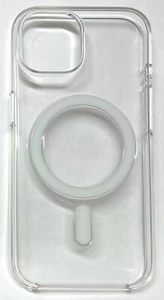 Apple - iPhone 15 Clear Case with MagSafe - Clear - Picture 1 of 3
