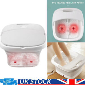 Electric Infrared Vibrating Wet Bath Foot Spa Relax Pedicure Soothing Massager