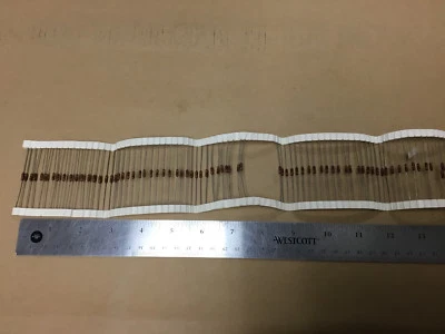 (90 PIEZAS) HP MF55D3831F PELÍCULA RESISTENCIA FIJA NSN# 5905-00-974-6081    Foto 1 de 2