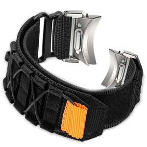 Quick Fit Nylon Band For Samsung Galaxy Watch 6 Classic 43/47mm 6 5 4 Loop Strap - Picture 1 of 22