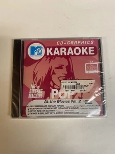 MTV KARAOKE CD+G POP At The Movies V2 The Singing Machine New Sealed - Picture 1 of 8