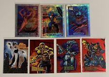 Lot Of 7 Marvel Masterpieces Universe Foil Inserts Skybox🔥LOOK🔥Carnage Scarlet