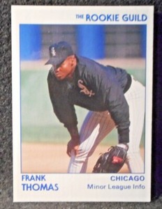 1991 Frank Thomas Star " THE ROOKIE GUILD " card #36.....Chicago White Sox