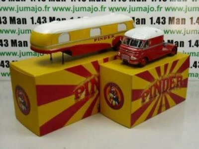 PIN3 + PIN4 1/43 IXO CIRQUE PINDER : ENSEMBLE camion Directeur assomption - Photo 1/4