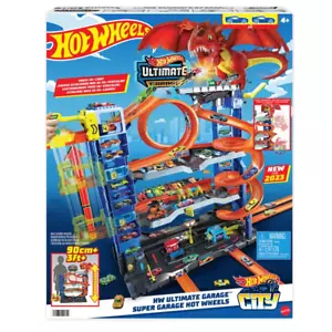 Hot Wheels City Let's Race Netflix - Ultimate Garage Playset Kids Play Toy - Picture 1 of 1