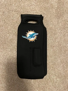 Portavinos Picnic Time Miami Dolphins - Soporte para vino de neopreno NFL - Imagen 1 de 5