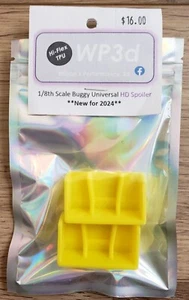 1/8th Scale HD Buggy Front Spoilers (Hi-Flex TPU - Will not Break) 2 pack - Picture 1 of 25