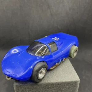 VINTAGE 1/32 SCALE SLOT CAR 1967 Blue Custom Chaparral ELDON CLEAN - Bild 1 von 16