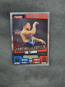 (Z4) carte Topps Slam Attax TCG Rumble 2011 WWE brillante santino marella - Imagen 1 de 3