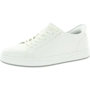 Aldo Mens White Lace-Up Casual And Fashion Sneakers 10.5 Medium (D) BHFO 3496 - Picture 1 of 2