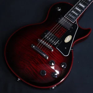 Epiphone Inspired by Gibson Les Paul Custom Widow Red Burst Exclusive Model - Picture 1 of 10