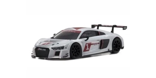 Kyosho ASC MR03W-MM Audi R8 LMS 2015 White Body MZP246AS Mini-Z Ready Toy New - Image 1 of 1
