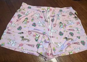 Cuddl Duds Women Size Large L Sleep Shorts Pajamas Dogs Clothes - Picture 1 of 8