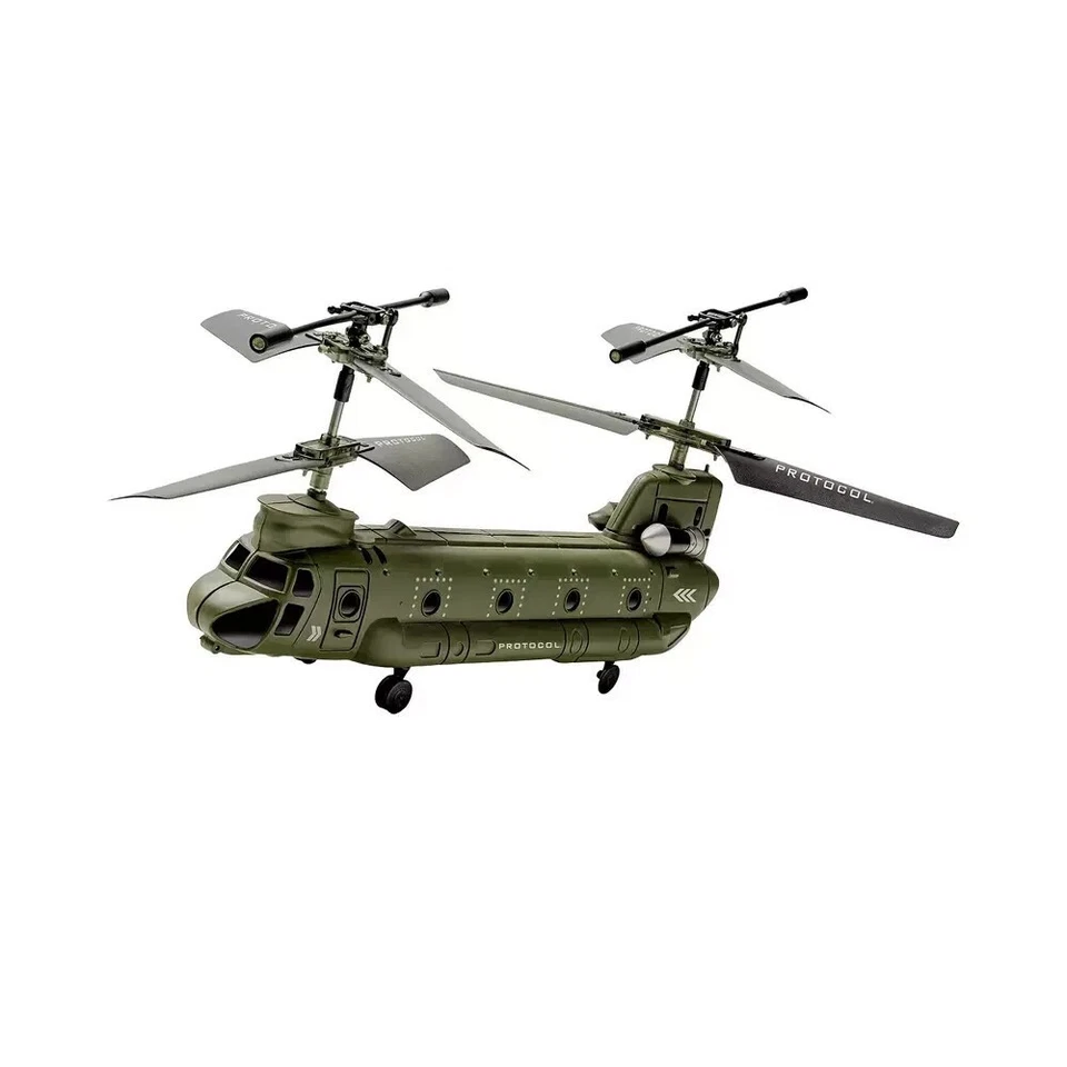 LATEST PROTOCOL Tactical Cargo Chinook RC Helicopter Drone with Gyro Stabilizer - Image 1 of 4