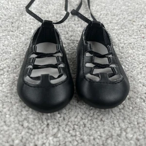 Costume danza irlandese ragazza americana scarpe Ghillies nero ritirato - Foto 1 di 7