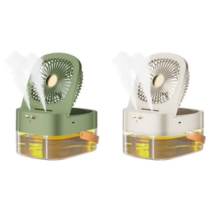 Spraying Mist Fan Table Misting Water Fan Remote Control Humidifier Fan - Picture 1 of 11