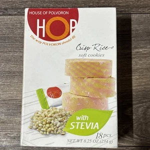 HOP Soft Cookies Pinipig oder Knusperreis Geschmack mit Stevia 18 Stk. - Bild 1 von 2