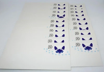 Juego de 20 sobres de estampillas de 29 centavos de gato gatito USPS 1993 Foto 1 de 4