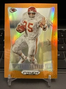 2024 Prizm Deca Christian Okoye 24/49 Orange Prizm Chiefs - Picture 1 of 2