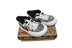 NIKE KYRIE 8 WHITE/UNIVERSITY RED - BLACK CHILDRENS  SIZE 7C NIB - Imagen 1 de 8
