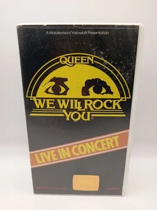 Queen - We Will Rock You (1984) Pre-Cert VHS Video [Ex] Peppermint Music Video - Picture 1 of 3