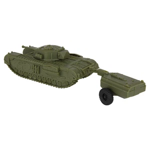 BMC CTS WW2 British Churchill Crocodile Tank Plastic GREEN Classic Toy Soldiers - Picture 1 of 7