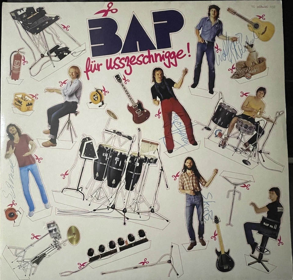 "BAP" LP "Für usszeschnigge!" Vinyl, Autogramme, Fehlpressung? VG+ - Bild 1 von 4