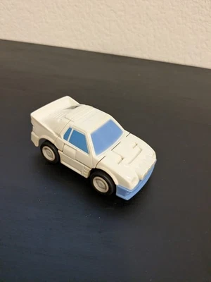 Acelerador Bot Takara 1986 Hasbro Runabout Transformers Blanco Coche Robot Juguete De Colección  Foto 1 de 2