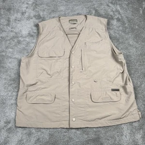 Royal Robbins Vest Mens XL Beige Utility Photography Khaki Safari Travel Bird - Picture 1 of 10