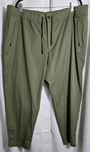 LL Bean Explorer Ripstop Pants Mens XXL Sea Green Drawstrings Stretch Hiking NWT - Picture 1 of 8