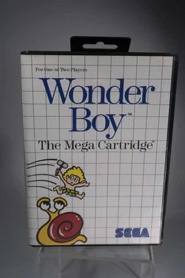 Sega Master System Game - Wonder Boy mit Box und Manual - Bild 1 von 3