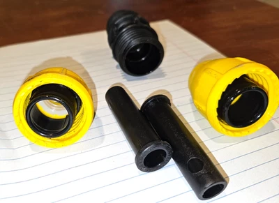 HOME-FLEX 18-429-005 1/2" IPS DR 9.3 UNDERGROUND YELLOW POLY GAS PIPE COUPLER - Image 1 of 2