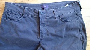 NYDJ  Gray 10P  Slim 97% cotton 34/28 Jean Style 10-12P USA - Picture 1 of 5