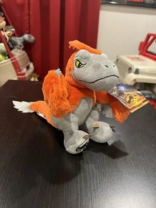 Jurassic World Dominion Pyroraptor Dinosaur Raptor Plush Jurassic Park Toy Promo - Picture 1 of 8